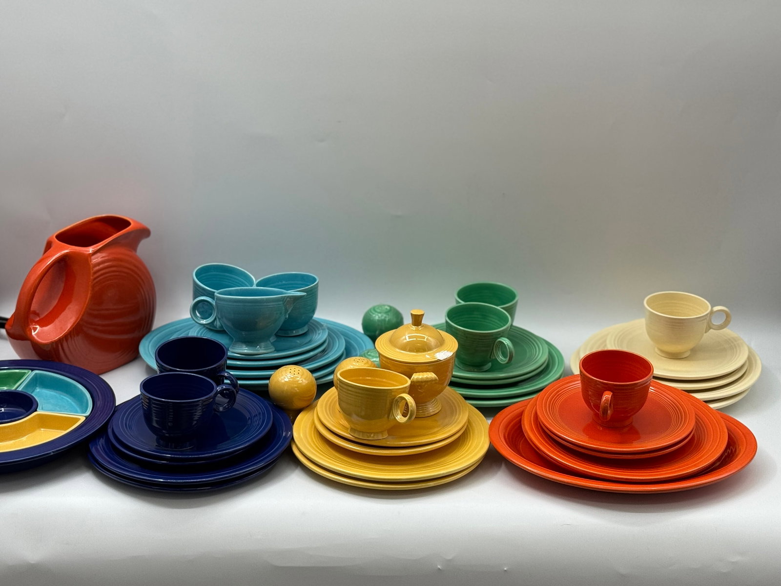 RARE Vintage Fiesta Ware 48-Piece Dinnerware Set (1 of 6)