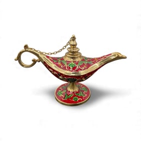 Decorative Enamel Genie Lamp
