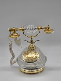 Hentak Limited Crystal Rotary Wall Phone