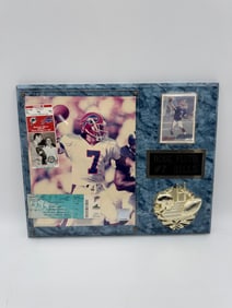 Doug Flutie #7 Bills Framed Memorabilia