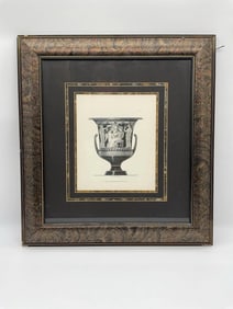 Ancient Greek Vase Engraving by Henry Moses