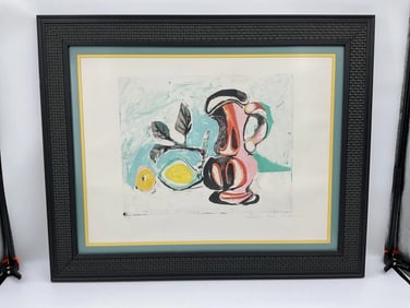 "NATURE MORTE AU PICHET ROSE" by Pablo Picasso Lithograph