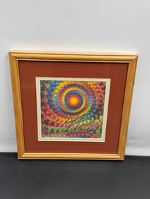 LSD Blotter Art by Ken Kesey (American, 1935-2001)