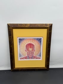 Psychedelic Anatomical Third Eye LSD Acid Tit Print