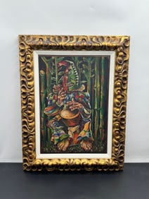 Mario Carreño y Morales (Cuba, 1913-1999) Oil on Board