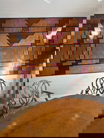 Pair of Art Deco French Degue Glass Sconces