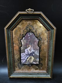 Vintage Framed Religious Print