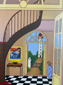 "Arcachon Lighthouse" by Fanch Ledan (France, b.1949) Serigraph