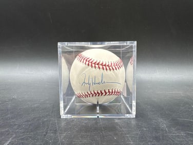 Rickey Henderson Autographed Baseball