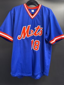 Darryl Strawberry Autographed Mets Jersey W/ JSA
