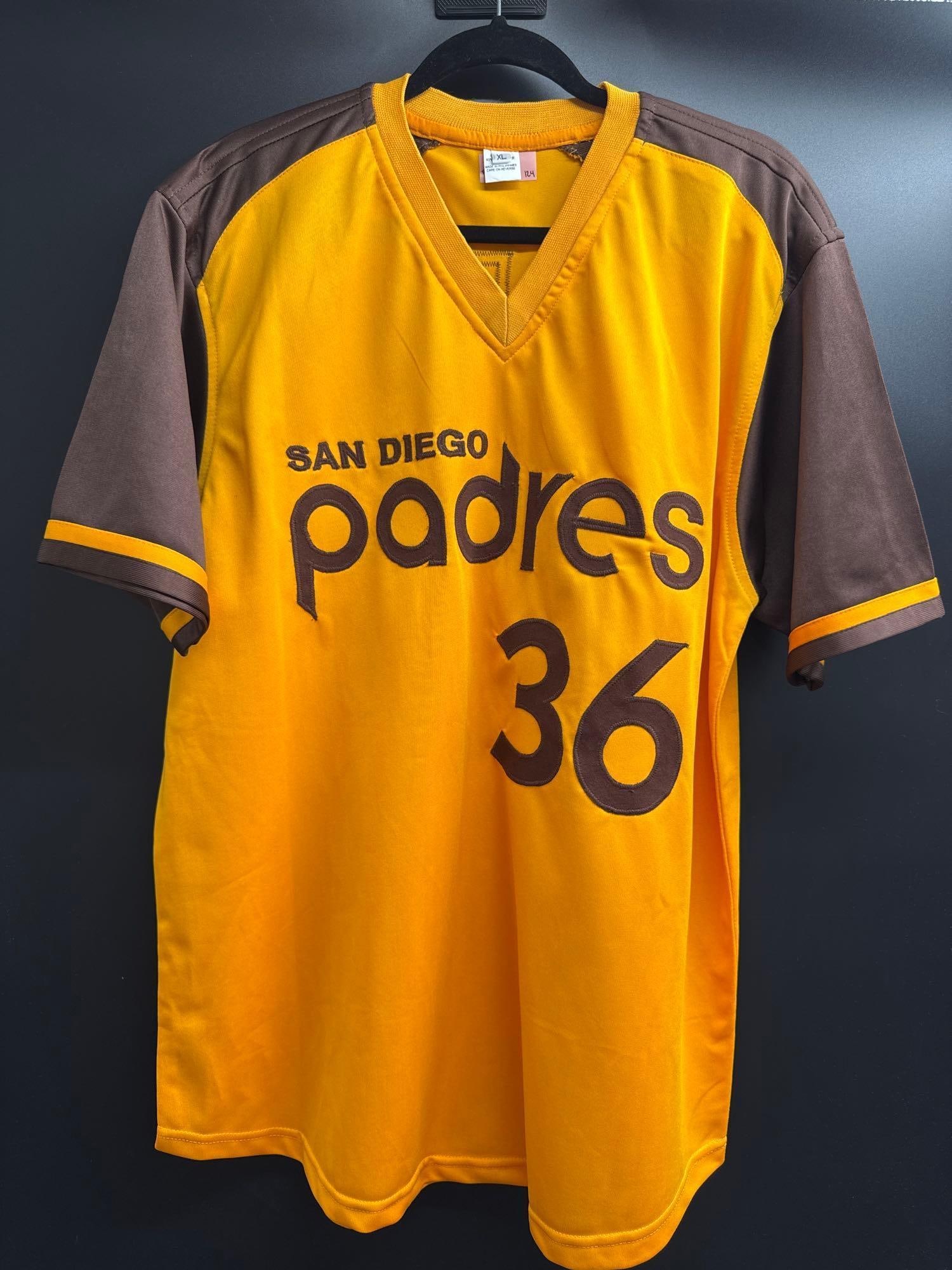 Gaylord Perry Autographed Padres Jersey (1 of 4)
