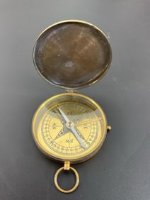 Vintage Stanley London 1915 Brass Compass