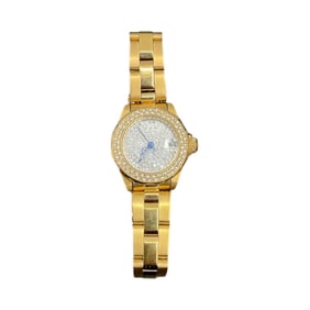 Invicta Gold-Tone Watch with stone