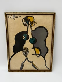 Humberto More (Ecuador, 1929-1984) Mixed Media