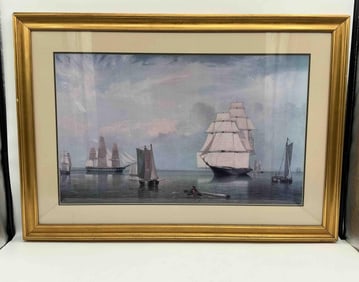 Sailing Ships at Sea