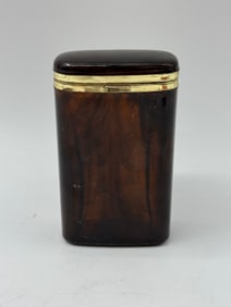 Vintage Wood Veneer Cigarette Case
