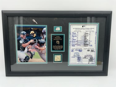 Florida Marlins Ivan "Pudge" Rodriguez Framed Display 98/250