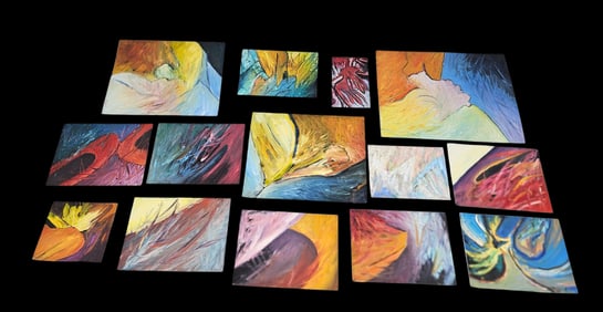 Large Abstract Expressionist Collection by Gloria Landsman Pierce