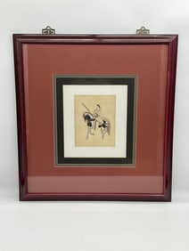 Samurai Warrior on Horseback by E. DeShon Douglas