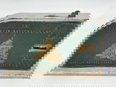Franklin National Bank Mechanical Coin Bank
