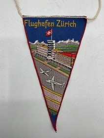 Flughafen Zürich Souvenir Pennant
