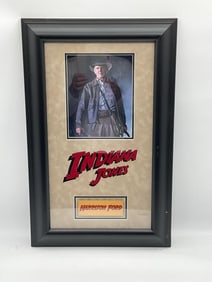 Harrison Ford Indiana Jones Framed Autograph