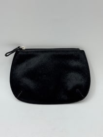 Black Haircalf Pouch