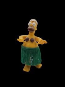 Hula Dancing Homer Simpson Bobble Figurine
