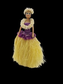 Vintage Battery-Operated Hula Dancing Doll