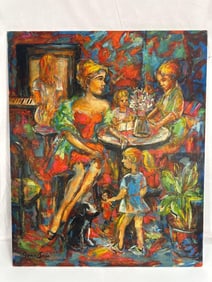 Attributed to Emilio Grau Sala (Spanish, 1911-1975) Oil on Canvas