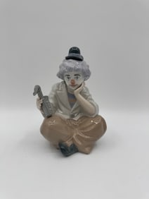 Nadal Porcelain Figurine - Clown with Saxophone