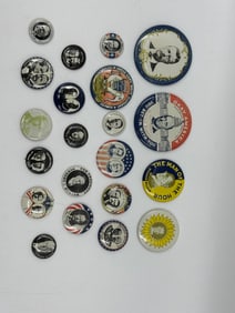 Collection of 22 Political Campaign Buttons