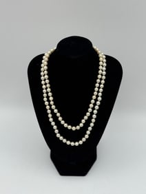 6mm Pearl Necklace with 14kt clasp