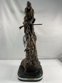 Frederic Remington Bronze - Mountain Man Sculpture