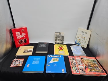 Collection of Art, Design, and Music Books- in German
