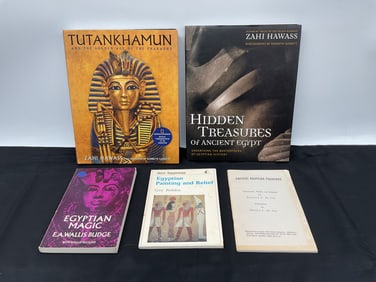 Assortment of Books on Ancient Egypt