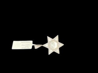 Kabana 14K White Gold Diamond Star of David Pendant