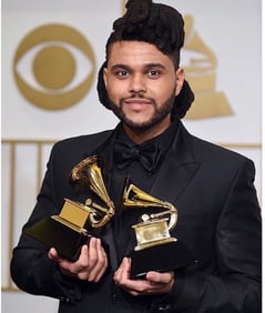 The Weeknd-Grammy Nomination Certificate 58th Grammy Award Year 2015 Record of the Year  Can't Feel