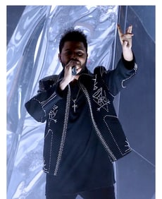 The Weeknd-Valentino Beaded Embroidered Jacket Made in Italy -Size 52