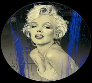 "Marilyn Monroe" by Adam Scott Rote (American, b.1975) Mixed Media