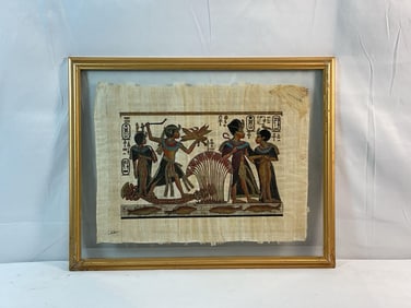 Egyptian Papyrus Painting