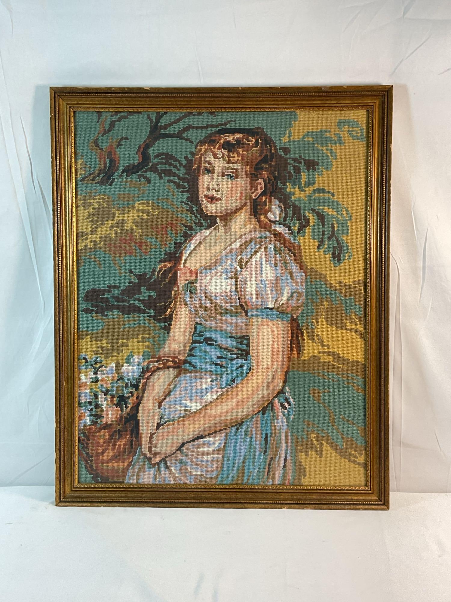 Mid Century Modern Needlepoint (1 of 3)