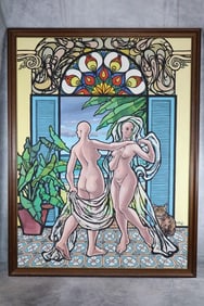 Guido Betancourt (Cuban) Oil On Canvas