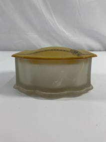 Celluloid Footed Vanity Deco-Style Vanity or Powder Jar - Box 20