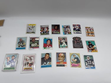 Mixed Lot of Vintage & Modern Football Trading Cards