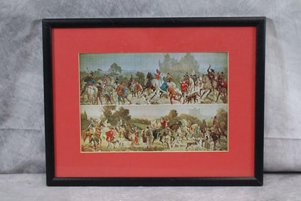 "Start for the Hunt" & "The Return from the Hunt" Prints of Tapestries
