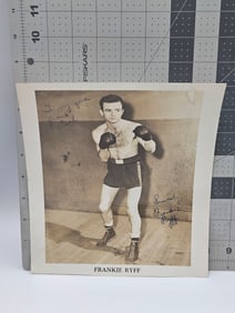 Frankie Ryff Vintage Signed Photograph (JSA Evaluation – Inconclusive)