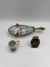 Decorative Limoges Porcelain Miniature Grouping*