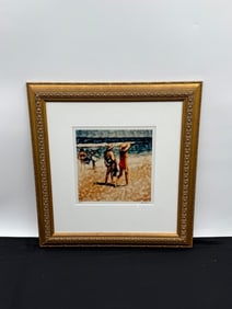 Paul McGehee Signed & Numbered Print, Beach Scene