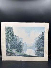 Riverbend II by MacDurant Oil Painting